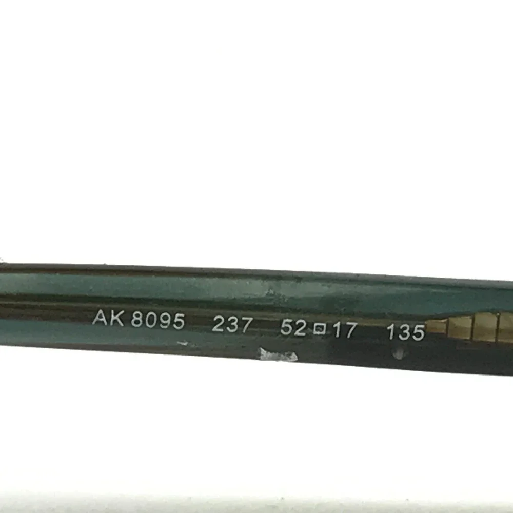 Anne Klein Eyeglasses Frames AK 8095 237 Green Gold Oval Round 52-17-135